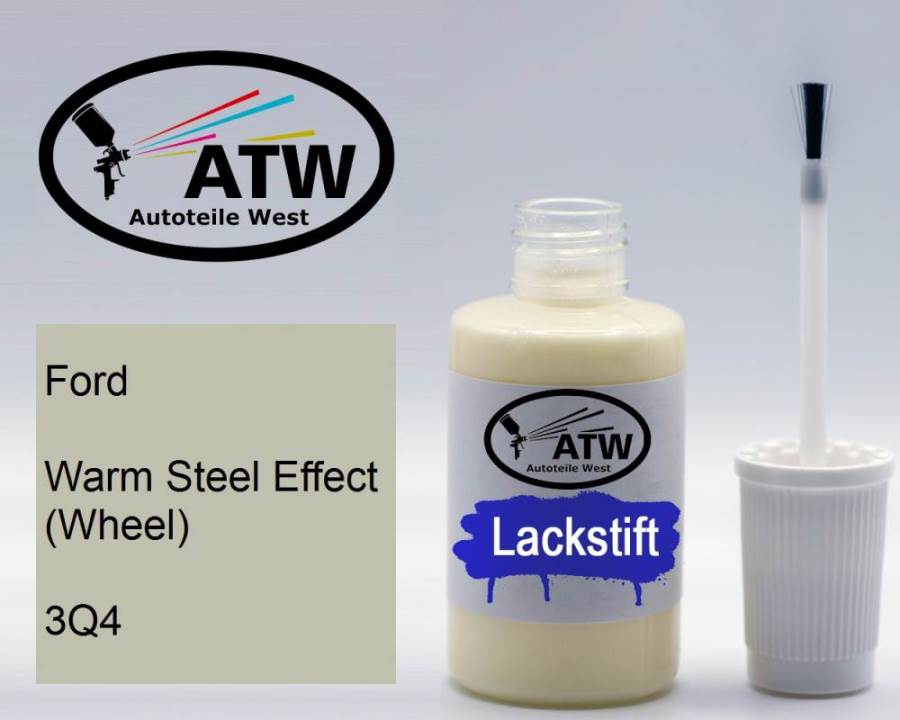 Ford, Warm Steel Effect (Wheel), 3Q4: 20ml Lackstift, von ATW Autoteile West.